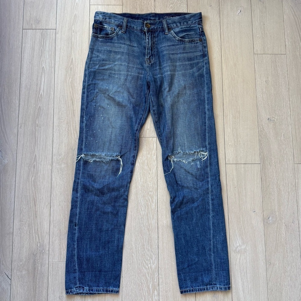 Lowrys Farm Japanese Brand Distressed Straight Jeans Women’s Size 4